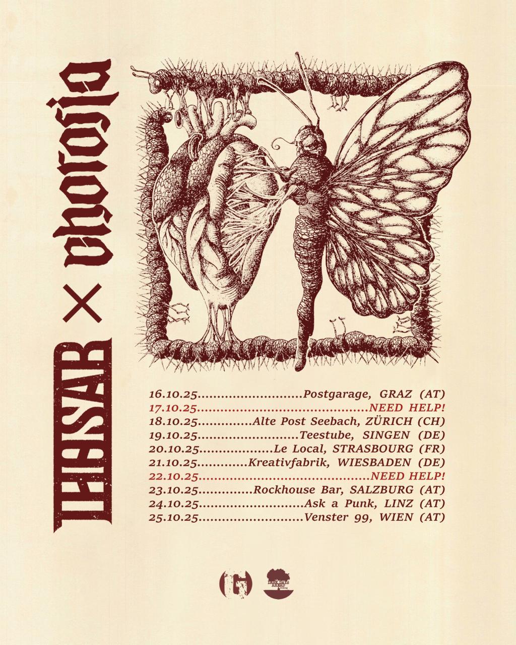 Thosar & Chorosia Oct2025 Tour Poster